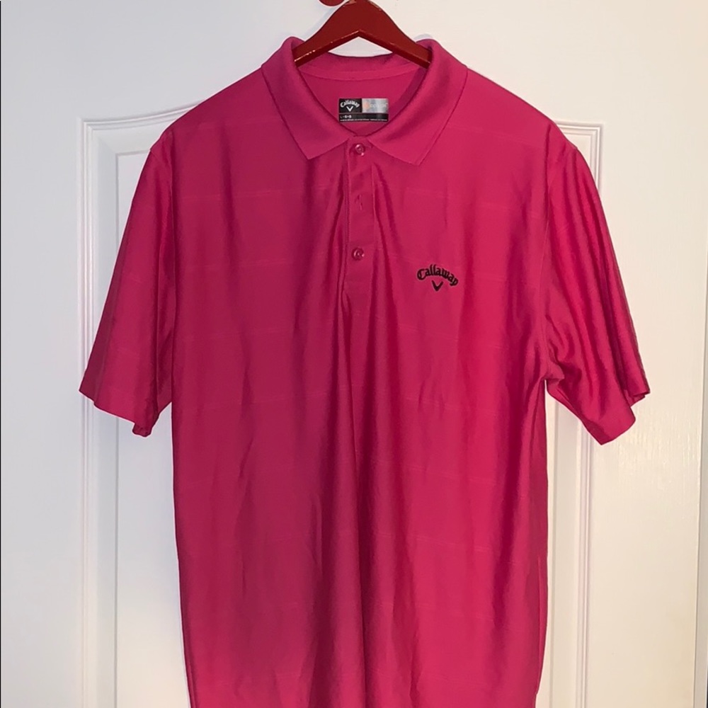 Pink Performance Callaway Golf Shirt